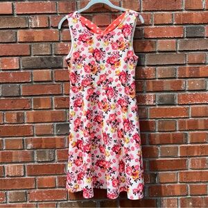 Iris and Ivy Floral Pink Kids Dress Size 16